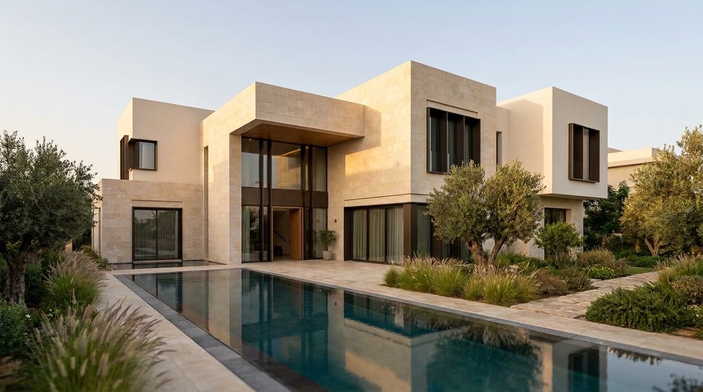 Al Nour Private Villa — viewed from garden pool